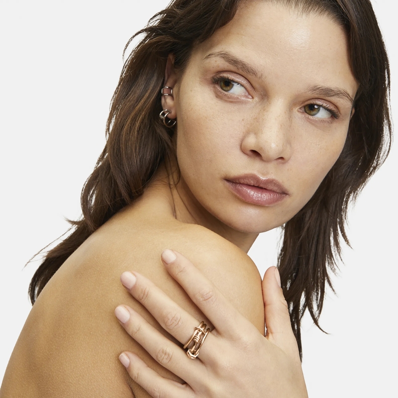 Liebeskind Berlin Ring Edelstahl The Layer-Ring rose(Image 2)