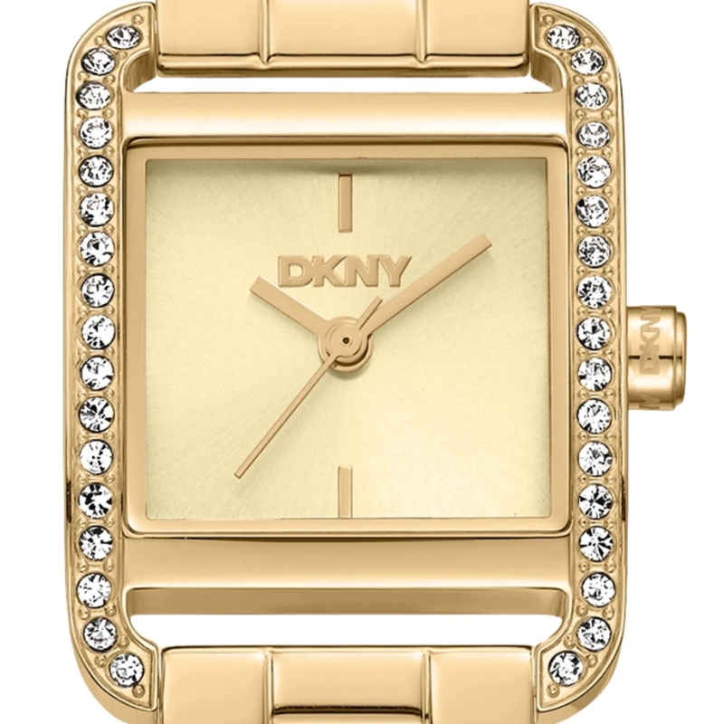 DKNY Quarzuhr Quarzuhr Mini Square Watch Set gold(Image 4)