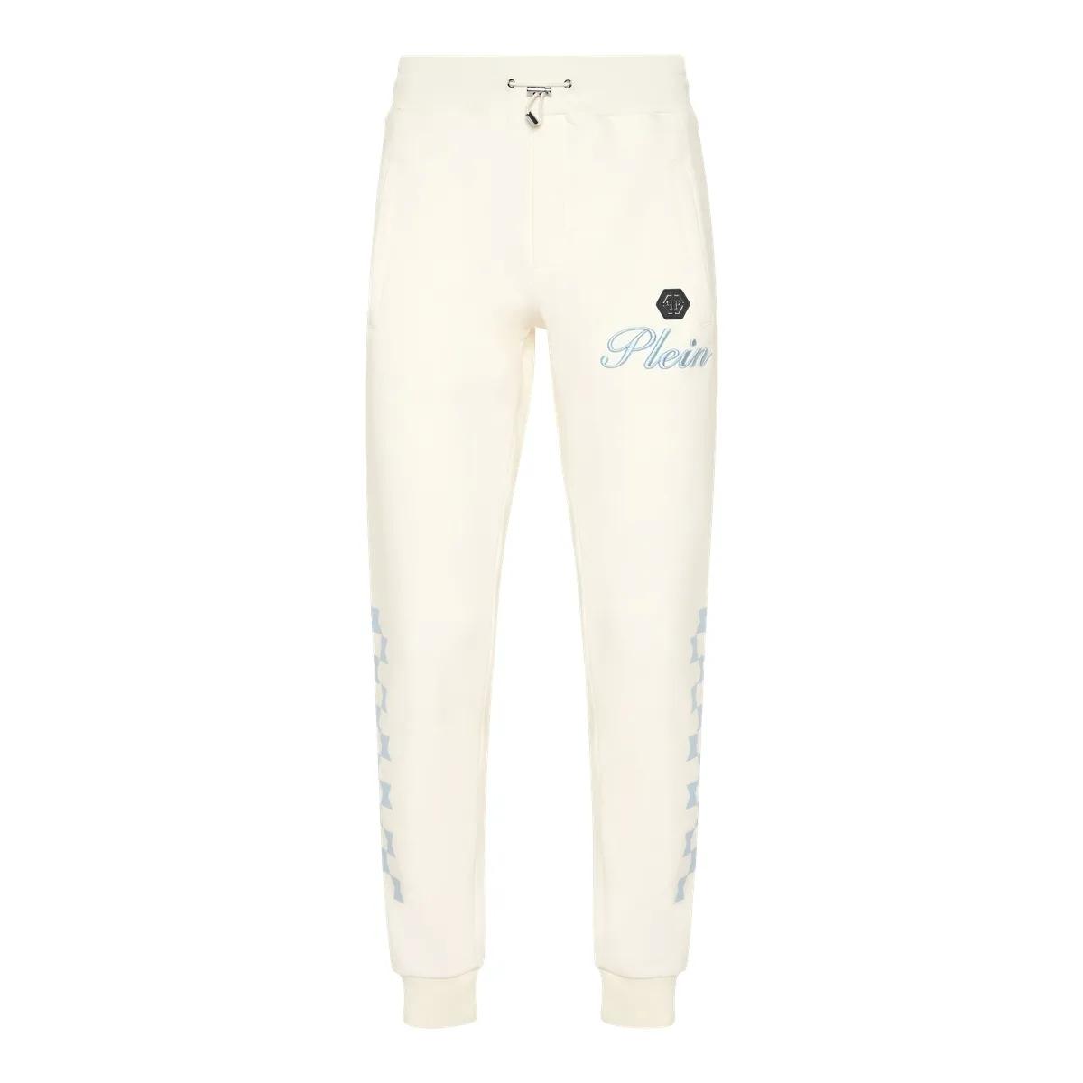 Thumbnail - Philipp Plein - Jogging Trousers Jogger Chechmate - Größe L - weiß