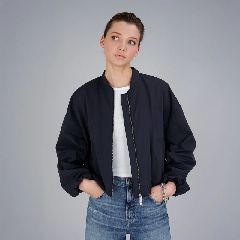 True Religion Daunenjacke - Lange Ärmel- Kastenförmiger Schnitt- Verstellb navy(Image 6)