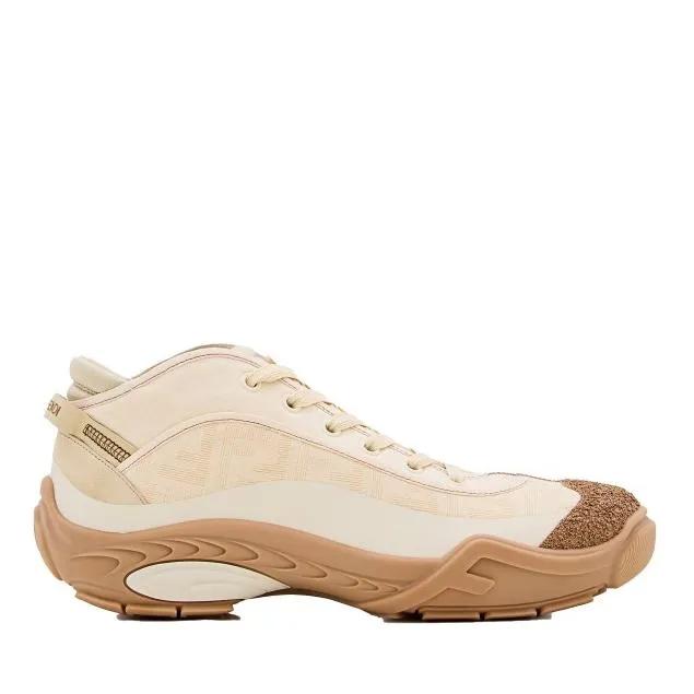 Fendi Low-Top Sneaker - Lab Sneakers - Gr. 6 - in Beige - für Damen