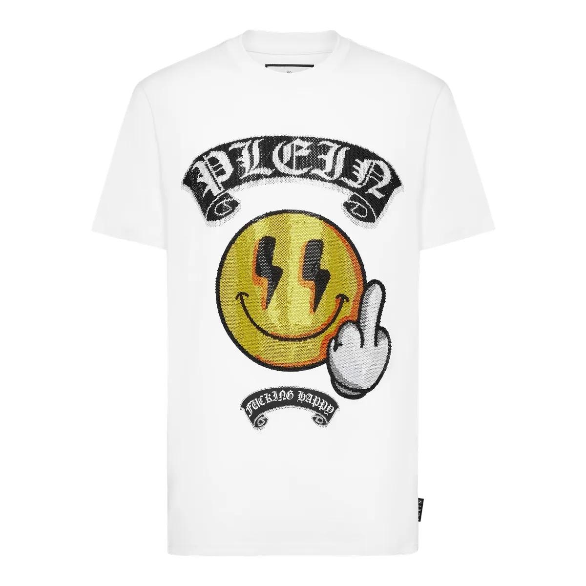Thumbnail - Philipp Plein - T-Shirt Smile - Größe L - weiß