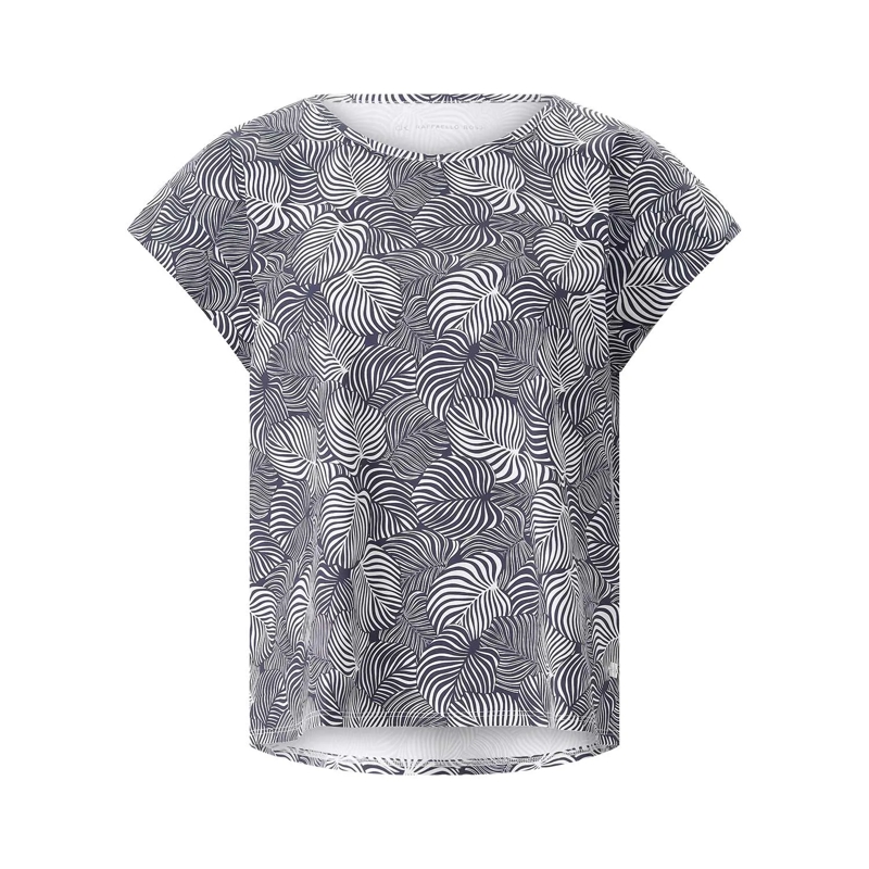 Raffaelo Rossi T-Shirt T-Shirt Grit mit Print blau