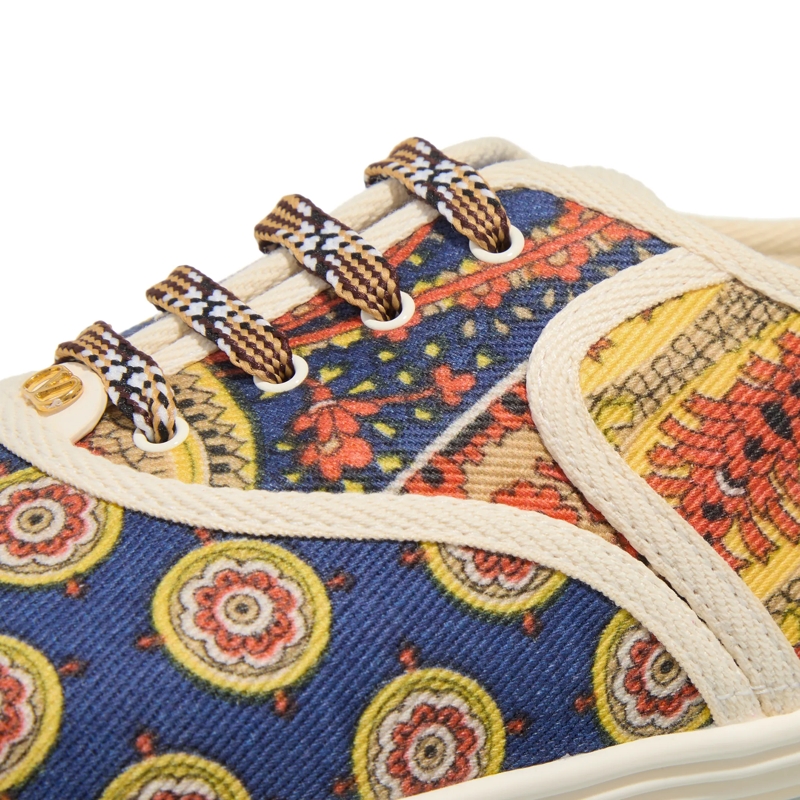 Valentino Garavani Low-Top-Sneaker Sneaker Denim Ivory(Image 5)