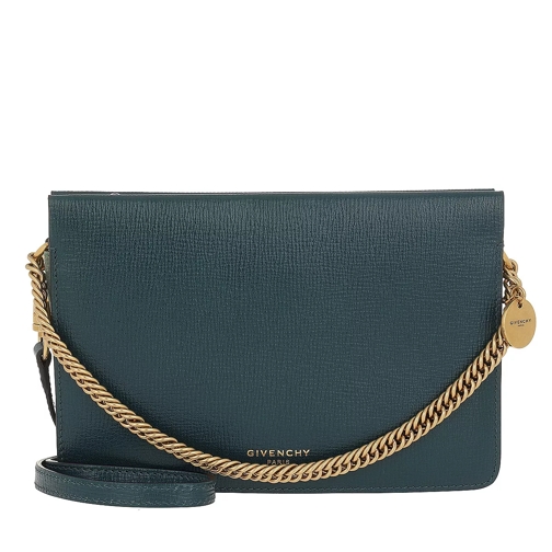 Givenchy Two-Toned Cross3 Bag Leather/Suede Blue/Pistacchio Crossbody Bag