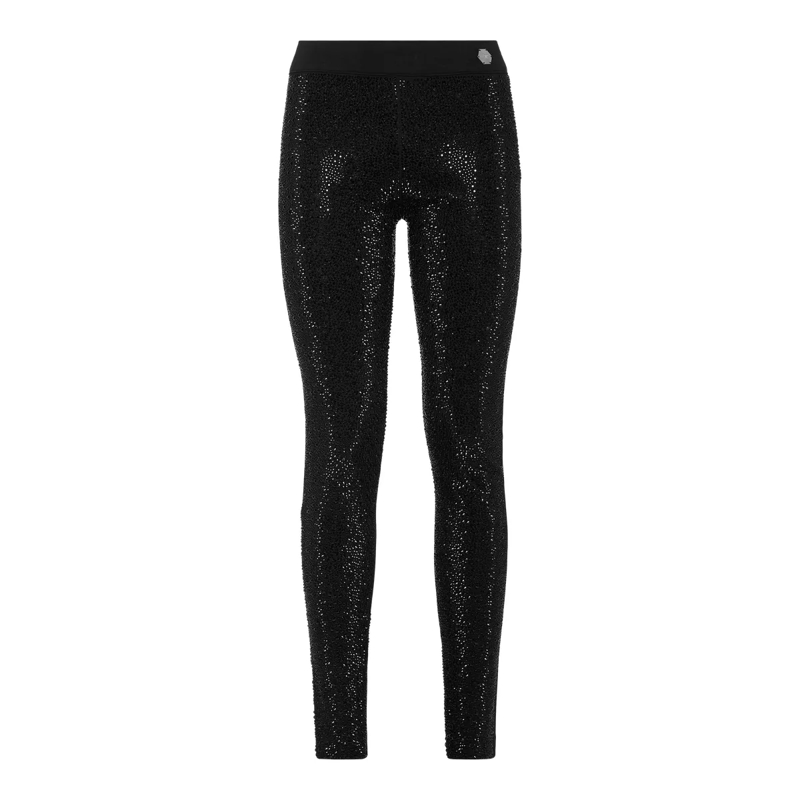 Philipp Plein Leggings Jogging Leggings Embellished schwarz