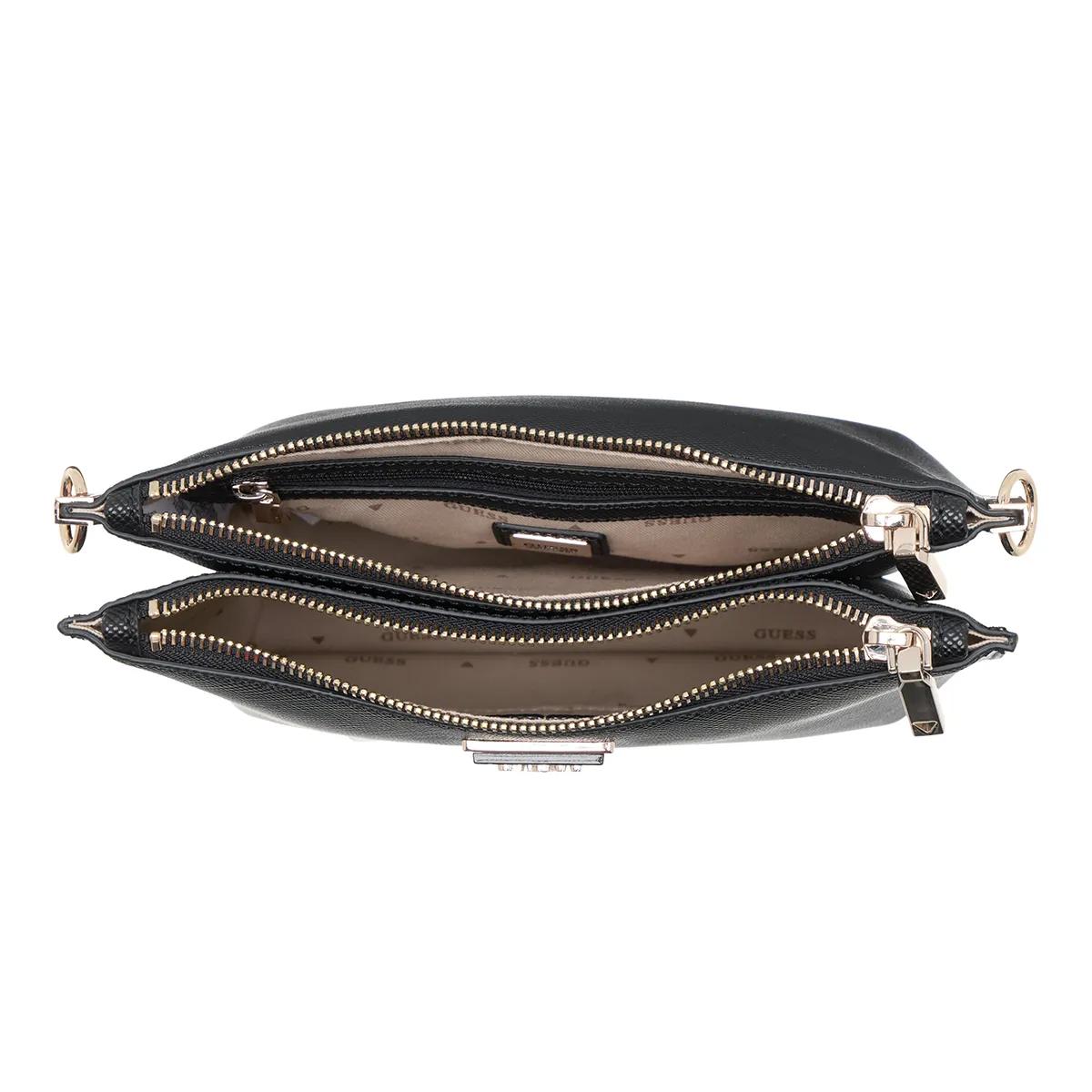 Guess Crossbody bags Ilia 2 Cmprtmnt Xbody Top Zip in zwart