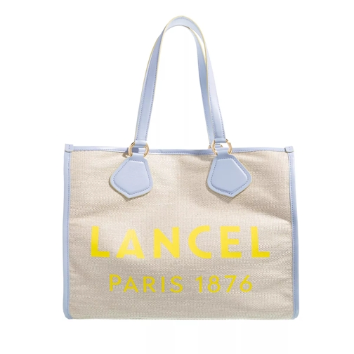 Lancel Summer Tote Nat/Lavender Shopper