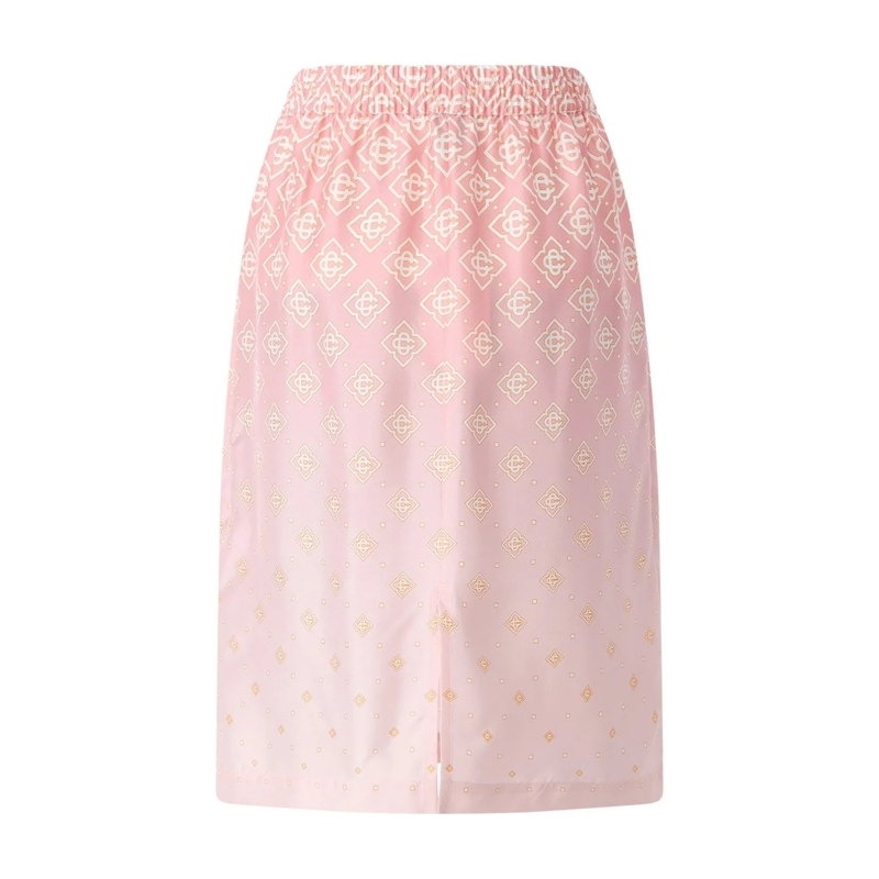 Casablanca Minirock Midirock aus Seide pink(Image 3)