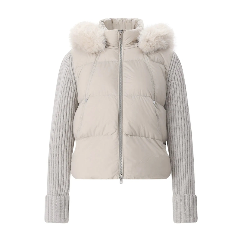 Moose Knuckles Jacke Jacke Everest Hybrid mit Daunen weiß
