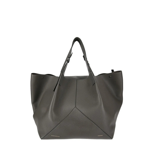 Victoria Beckham Tote Leather Handbag Grey