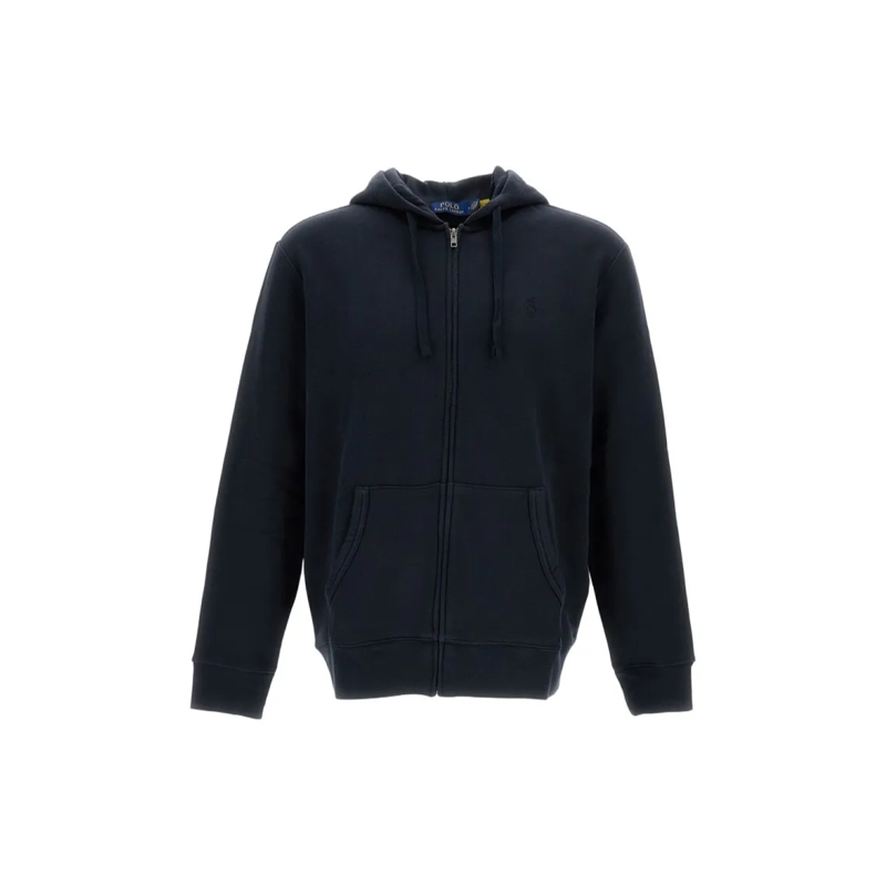 Polo Ralph Lauren  Adjustable Hoodie With Embroidered Logo Blue