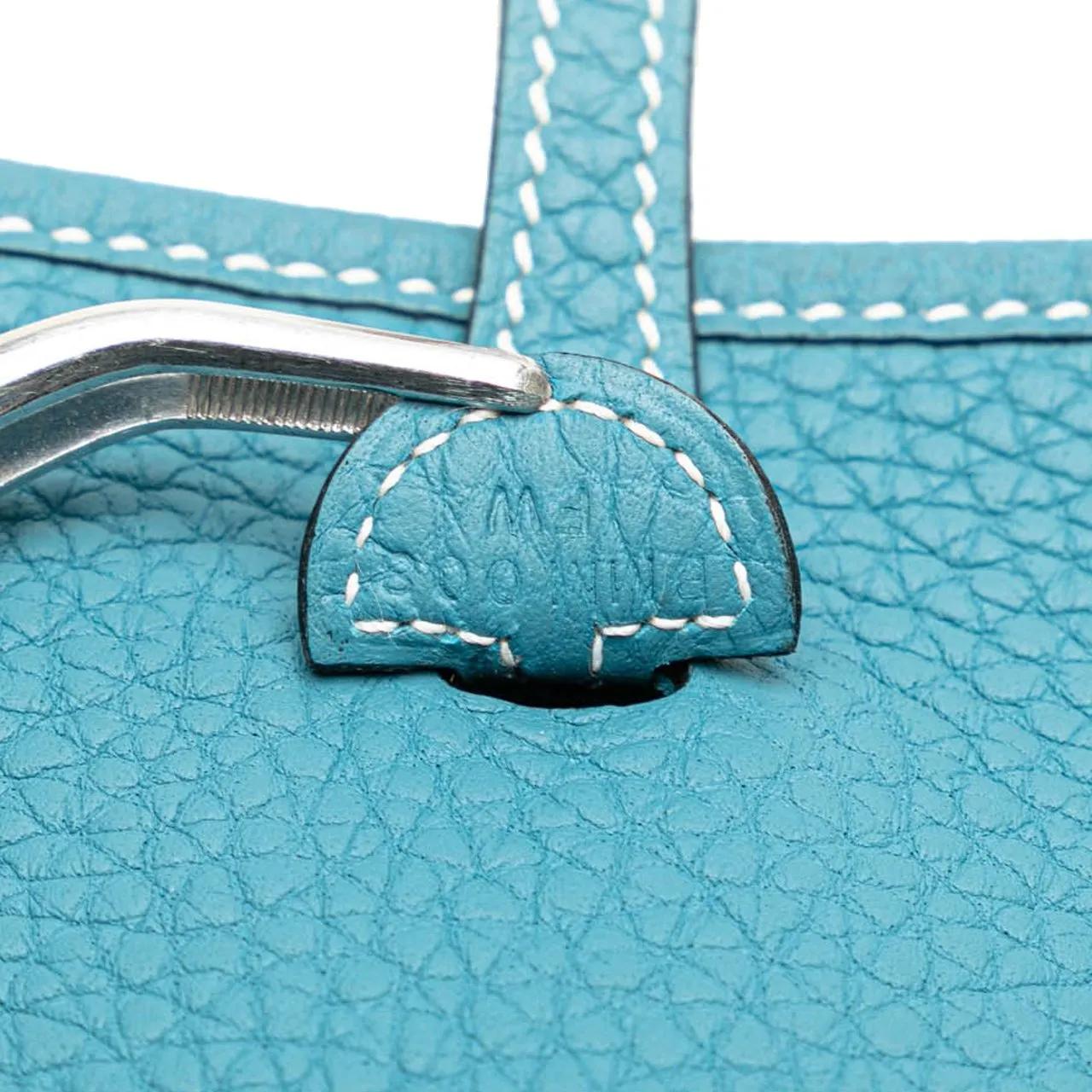 Hermès Hobo bags 2023 Clemence Evelyne III TPM in blauw