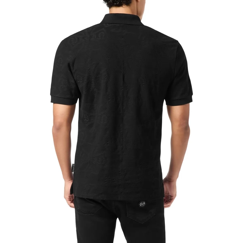Philipp Plein Top Polo Shirt Ss Crest schwarz(Image 2)