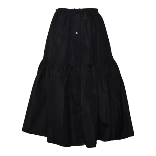 Patou Black Polyester Skirt Black 