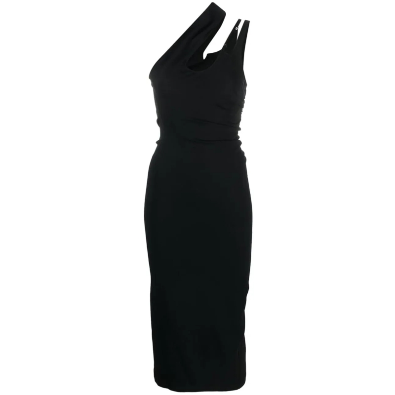 Mugler Midikleid Dresses Black schwarz