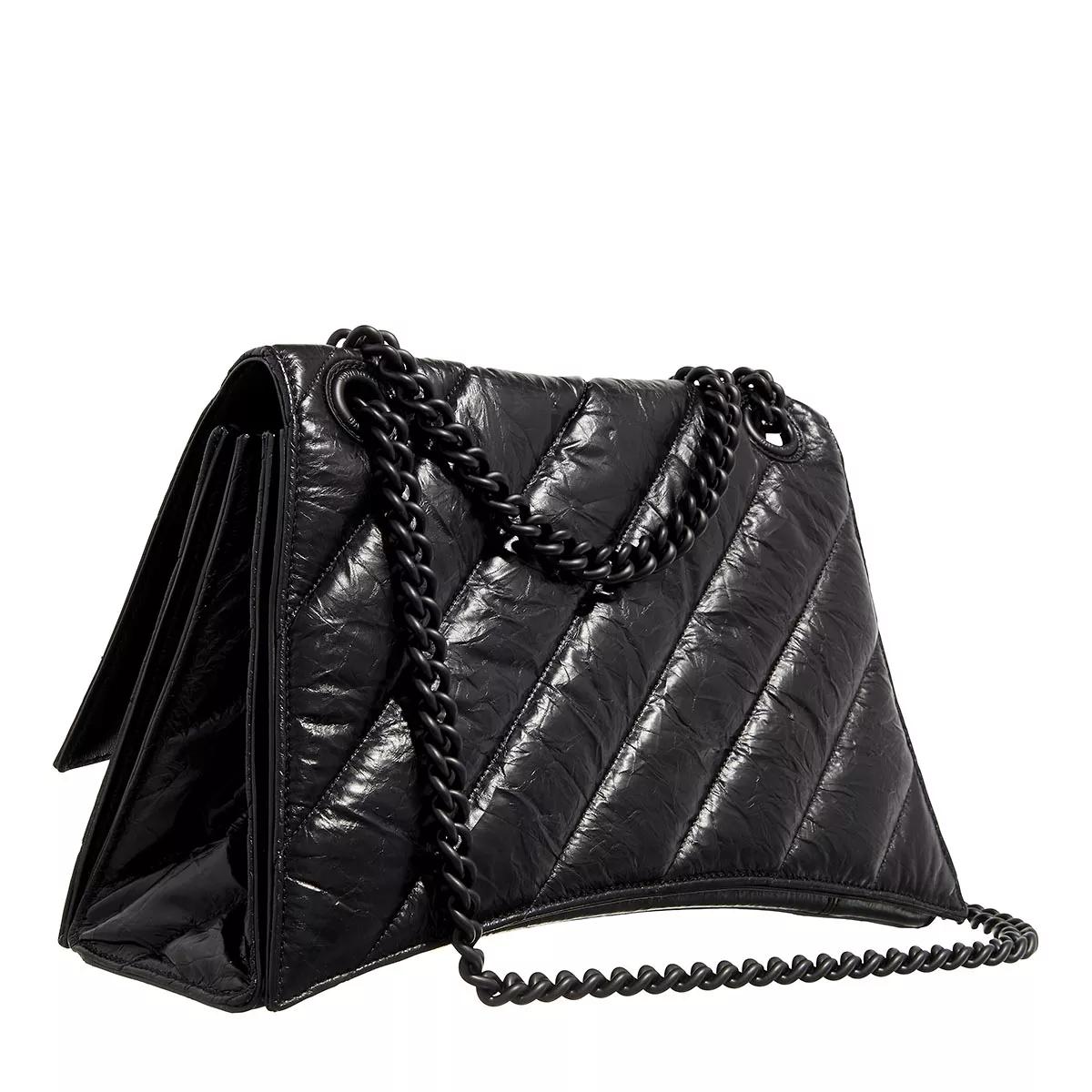 Balenciaga Crossbody bags Medium Crush Chain Bag in zwart