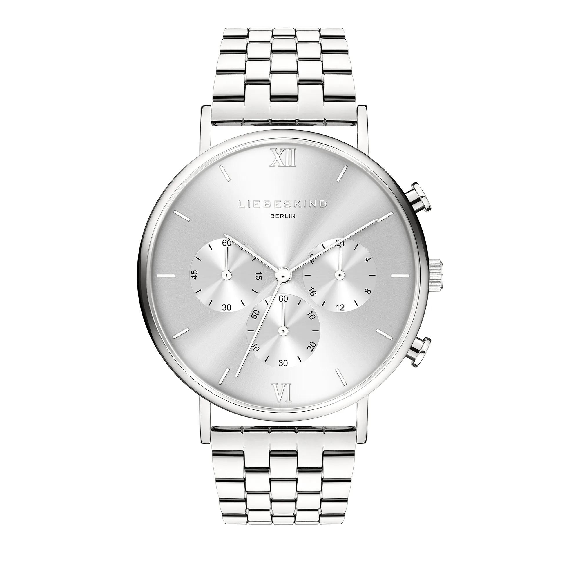 Liebeskind Berlin Uhren - Watch - Gr. unisize - in Silber - für Damen und Herren - aus Edelstahl & Edelstahl & Mineralglas