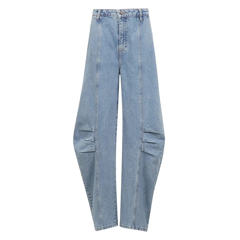 Rotate Jeans Light Blue Relaxed-Fit Jeans Blue