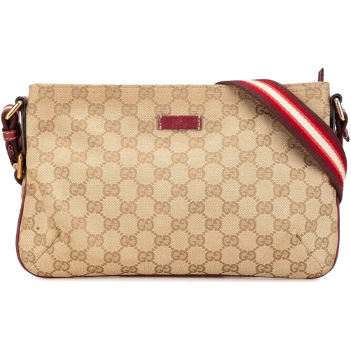 Gucci Sac à bandoulière 2000-2015 GG Canvas Web Crossbody braun (Image 2)