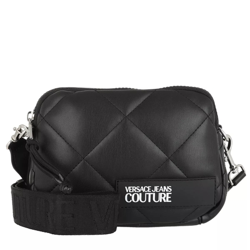 Versace Jeans Couture Crossbody Synthetic Leather Black Crossbody Bag
