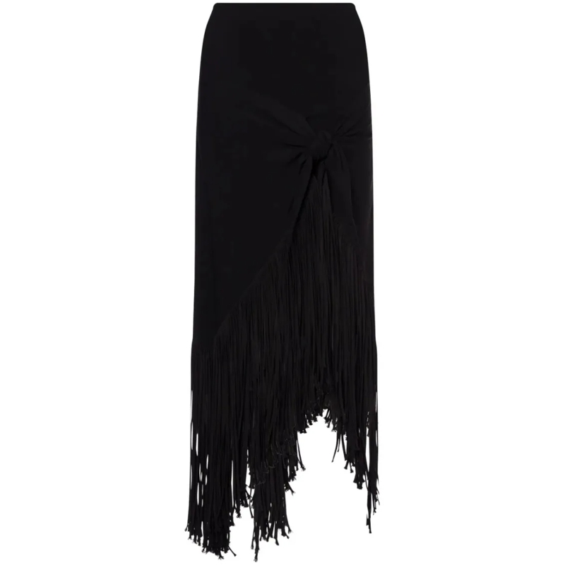 Philosophy Di Lorenzo Serafini Minirok Classic High-Waisted Philosophy Skirt With Smooth  Black