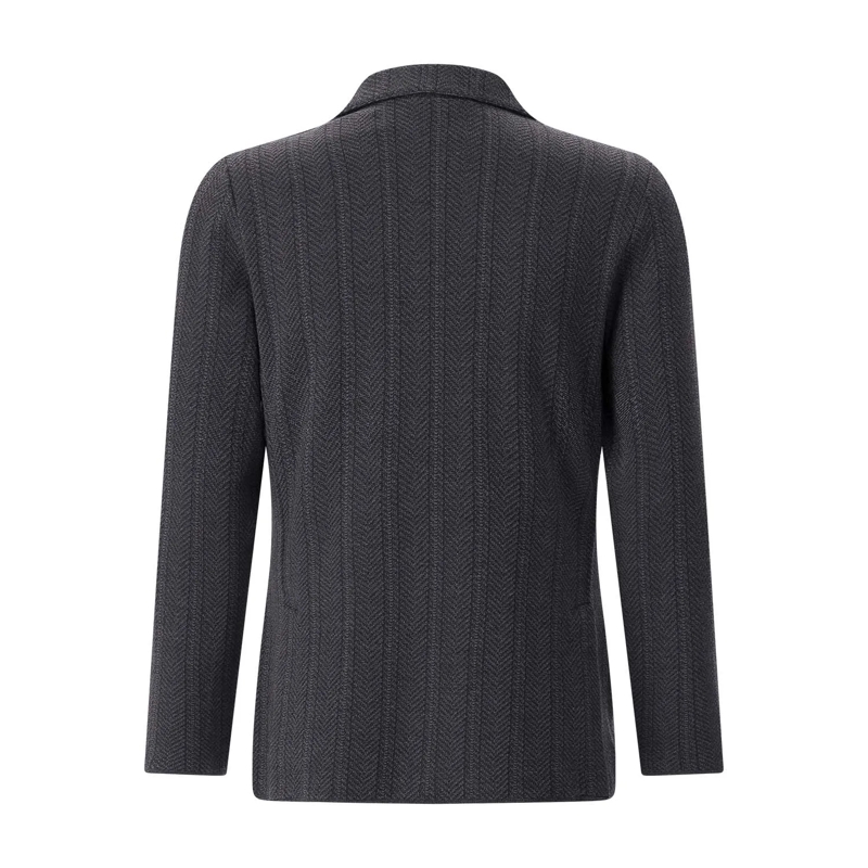 Lardini Anzugjacke Stricksakko aus Schurwolle grau(Image 2)