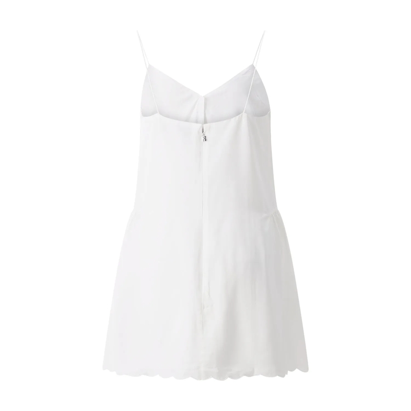 Rotate Minikleid Mini-Kleid mit Spaghetti-Trägern weiß(Image 3)