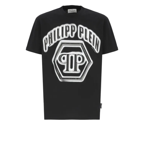 Philipp Plein Black Logoed T-Shirt Black 