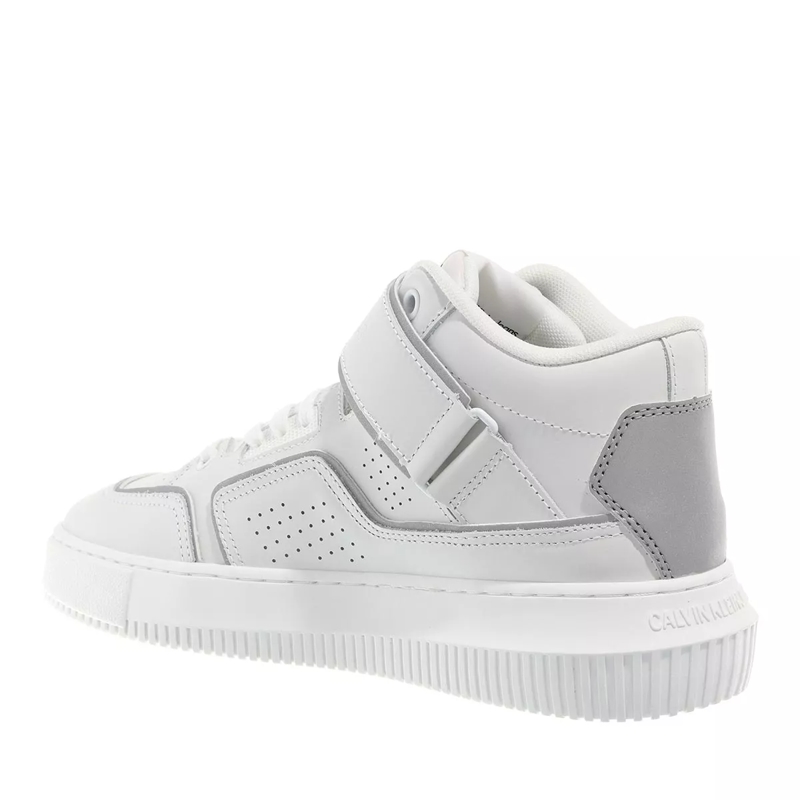 Calvin Klein High-Top-Sneaker Chunky Cupsole Laceup Mid M White/Silver (Image 2)