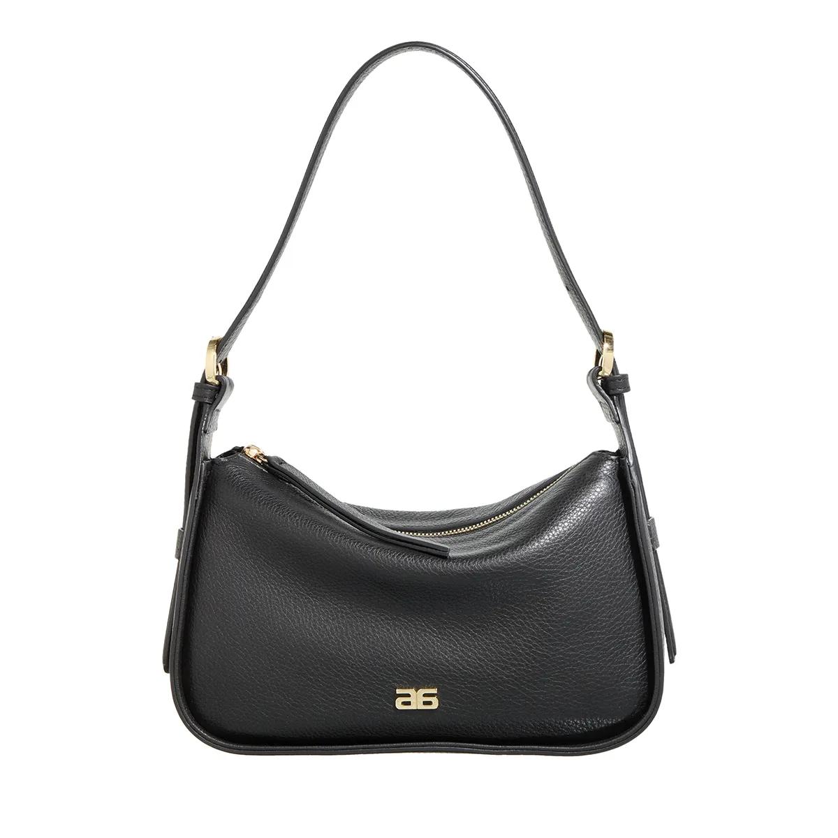 Abro Crossbody Bags - Schultertasche Best Friend/ Black/Gold - Gr. unisize - in Schwarz - für Damen