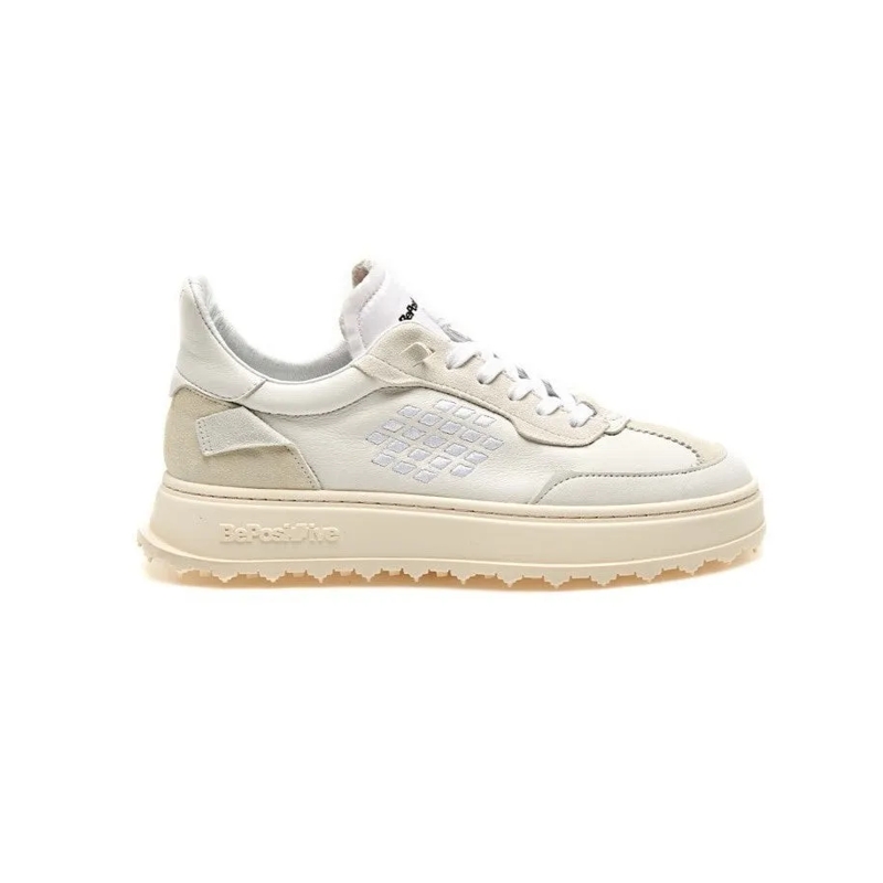 Be Positive Sneaker basse Cuprace Wing - Leather + Suede White