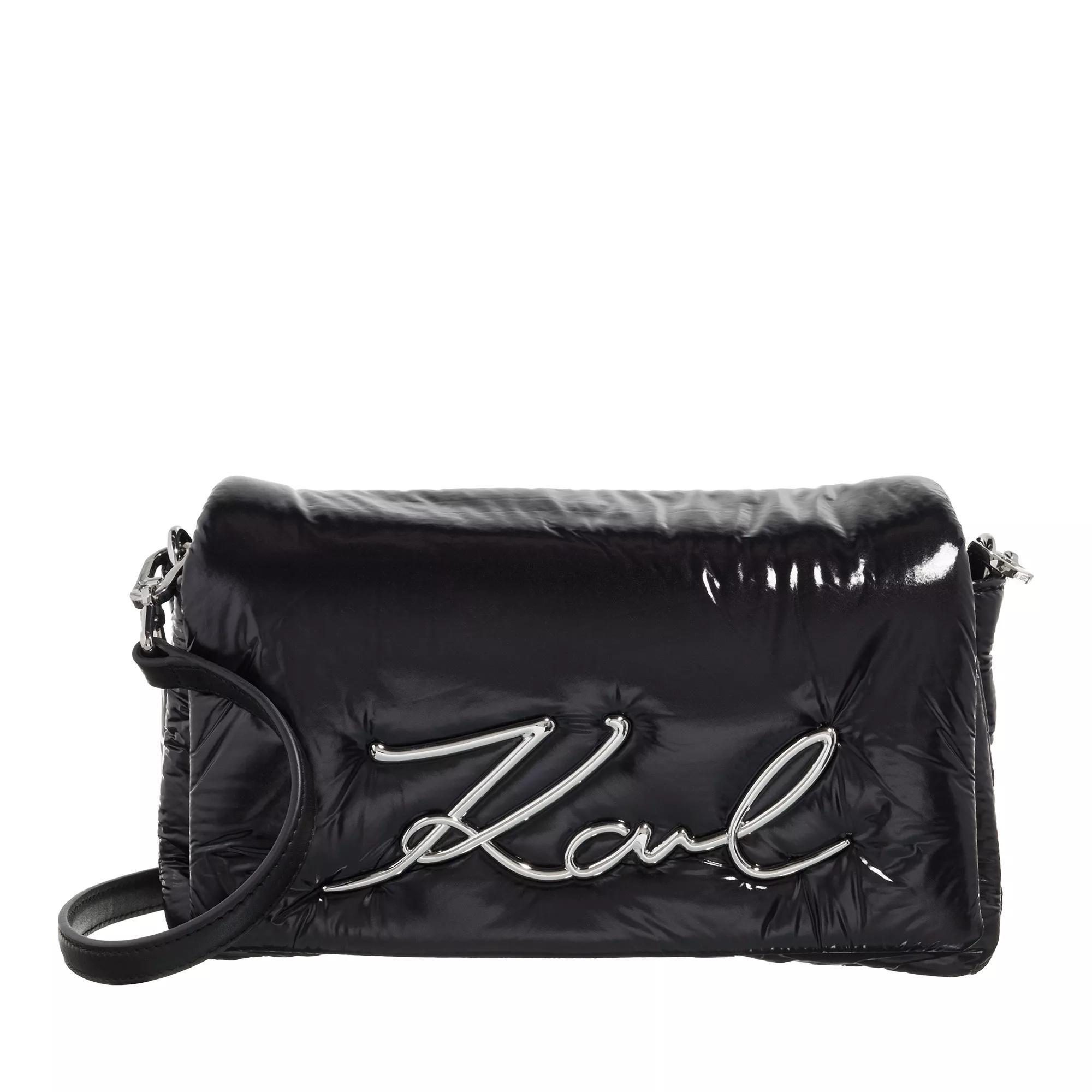 Karl Lagerfeld Crossbody Bags - K/Signature Soft Shb Nylon - Gr. unisize - in Schwarz - für Damen