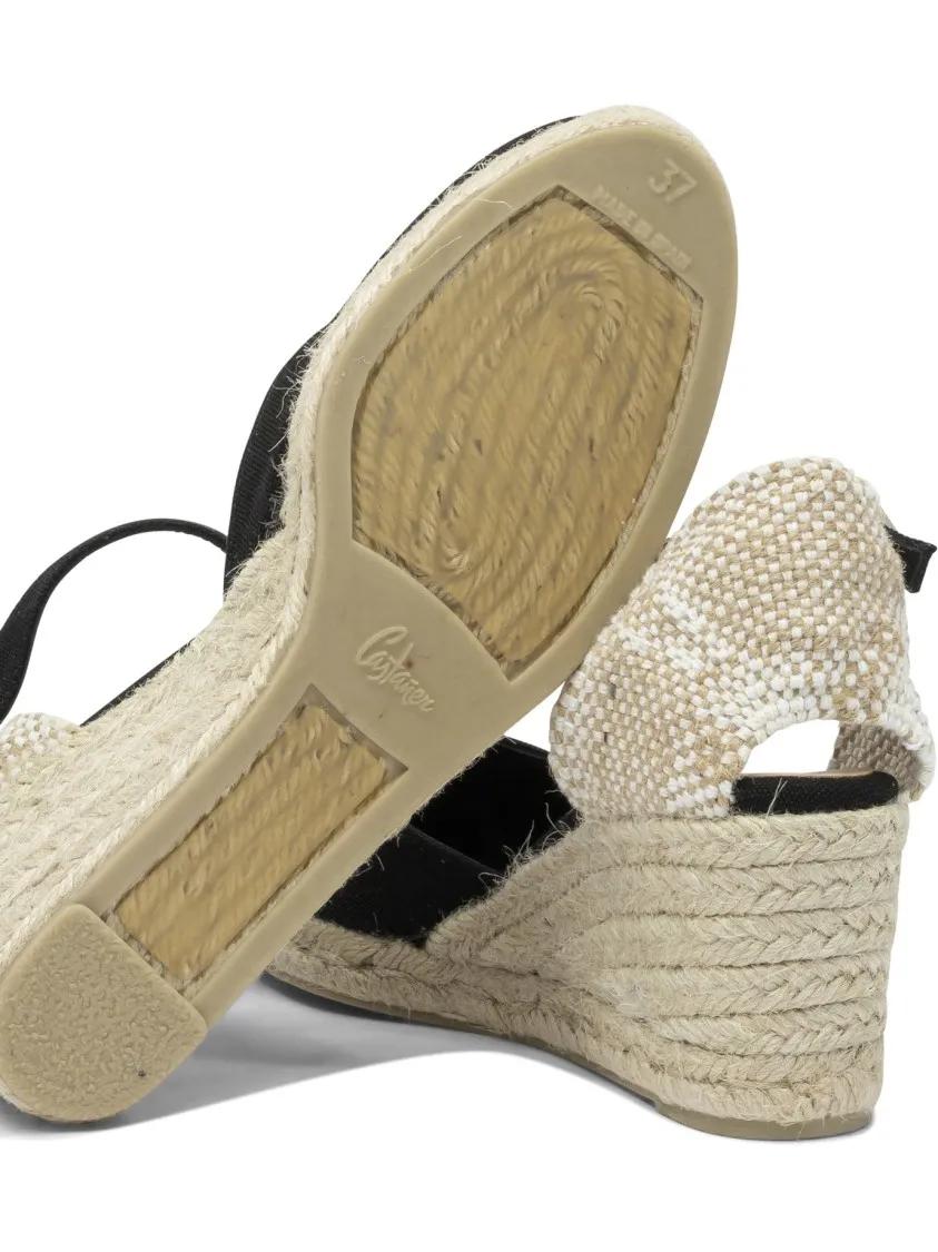 Thumbnail - Closed-Toe Espadrilles With Jute Wedge - Gr. 37 (EU) - in Schwarz