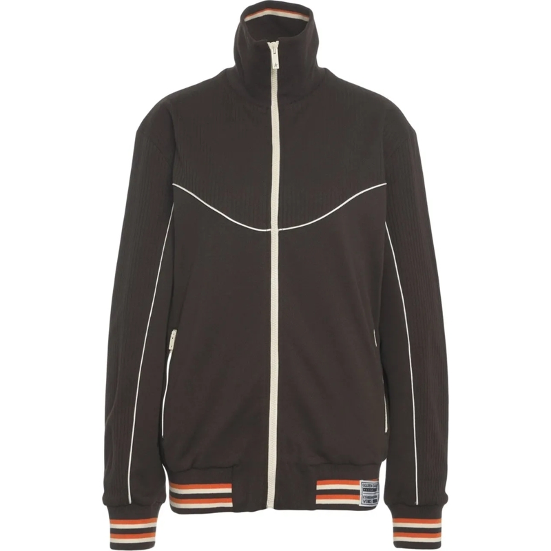 Golden Goose Veste de transition Zip-up tracksuit jacket braun