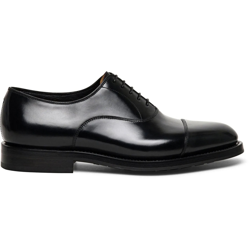 Santoni Slides Men?s leather Oxford shoe weiß