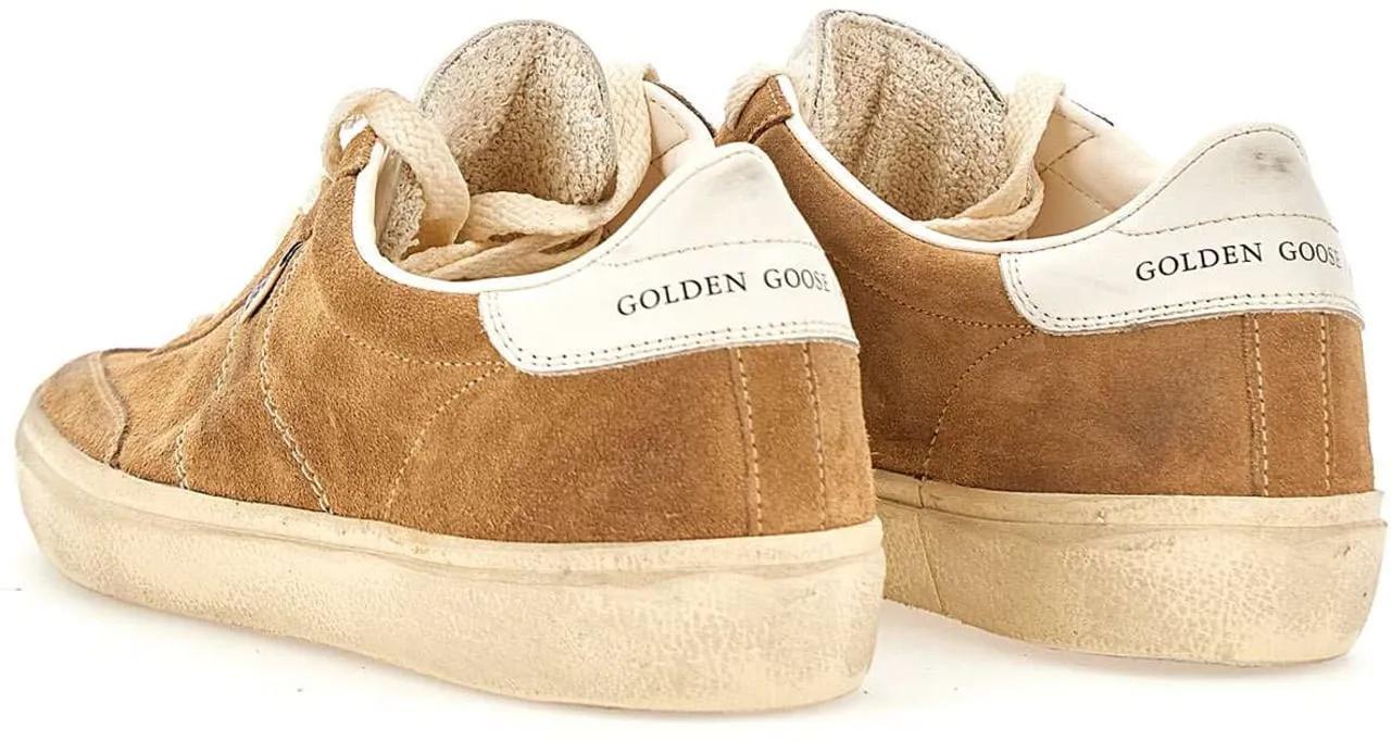 Thumbnail - Golden Goose Low-Top Sneaker - Suede And Leather Sneakers With Textured Detailing - Gr. 37 (EU) - in Braun - für Damen