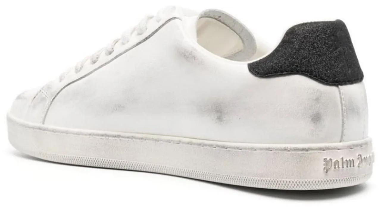Thumbnail - Palm Angels Low-Top Sneaker - Spray Print Flame Logo Sneakers - Gr. 44 (EU) - in Weiß - für Damen