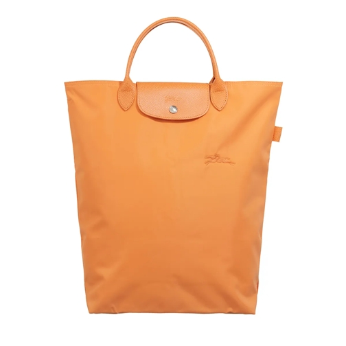 Longchamp Le Pliage Green Orange Tote