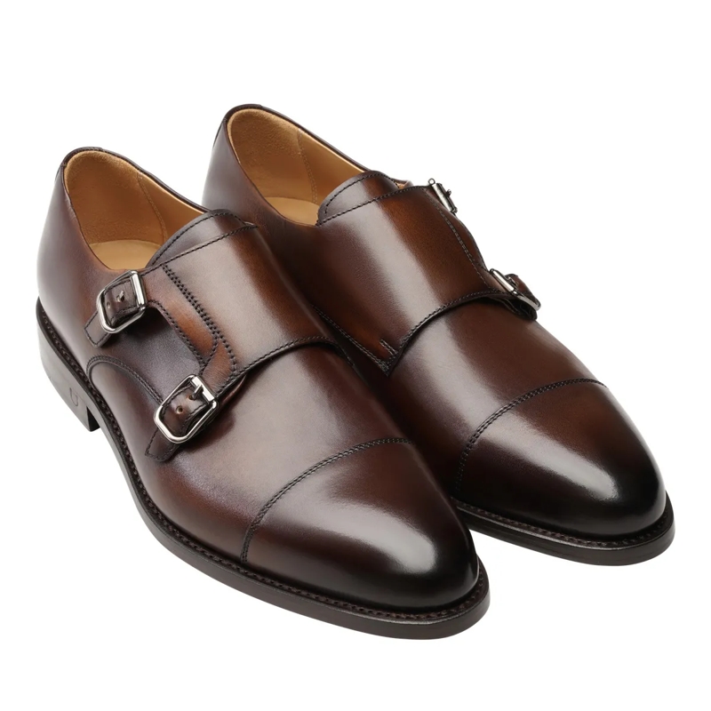 Henry Stevens Monkstraps Schnallenschuhe Marshall CDM dunkel-braun(Image 2)