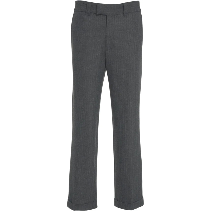 Paolo Pecora Chino Chino pants with pinstripes grau