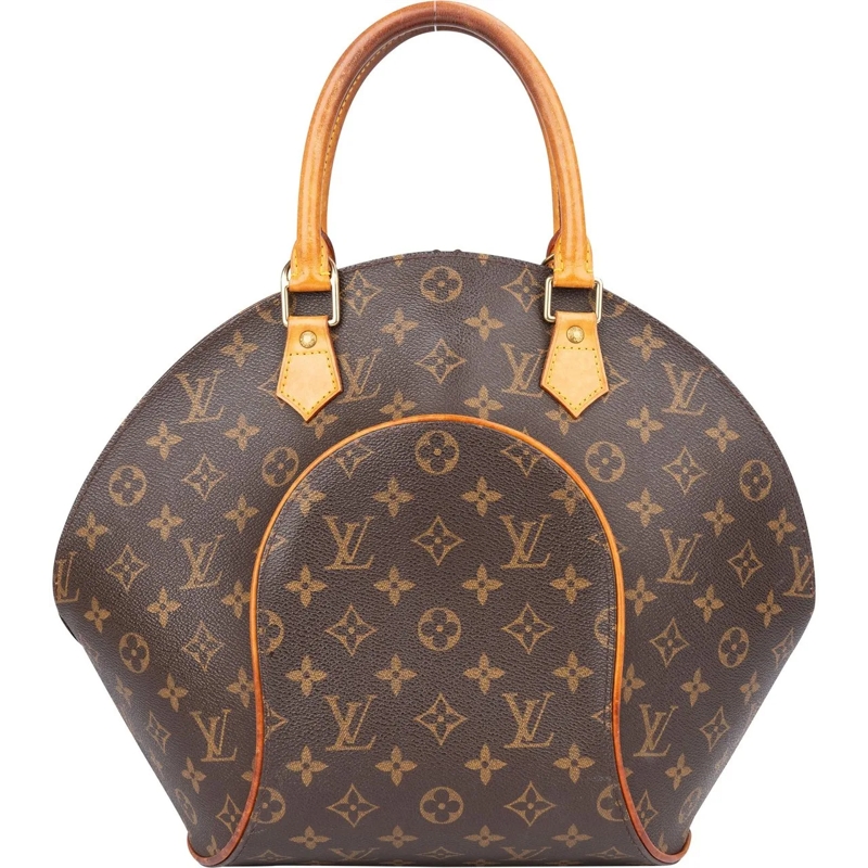 Louis Vuitton Schultertasche Louis Vuitton Canvas Monogram Ellipse MM Handbag braun