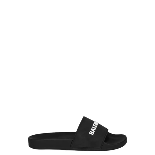 Balenciaga Pool Slide Sandal Black Sandaler