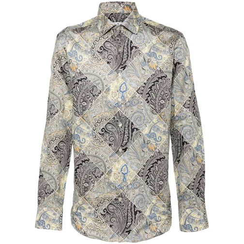 Etro Multicolored Paisley Print Shirt Multicolor Shirts