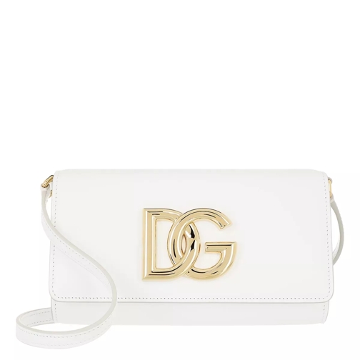 Dolce&Gabbana DG Logo Clutch Leather White Pochette