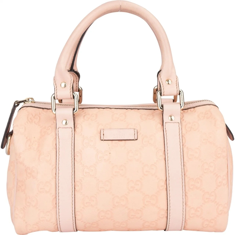 Gucci Schultertasche Gucci GG Monogram Mini Boston Handbag rose