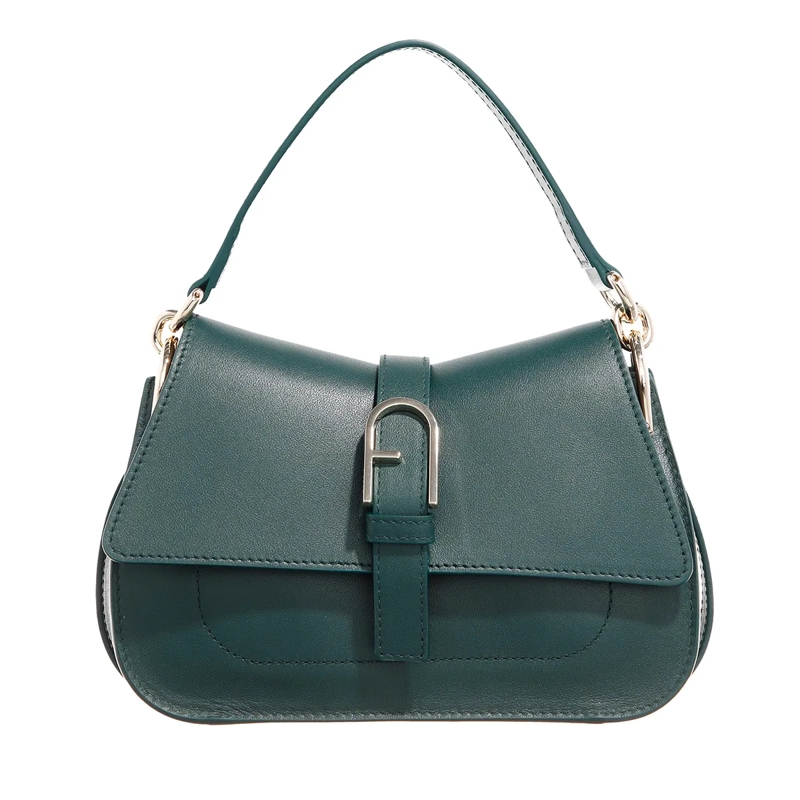 Furla Satchel Furla Flow Mini Top Handle Botanical Green