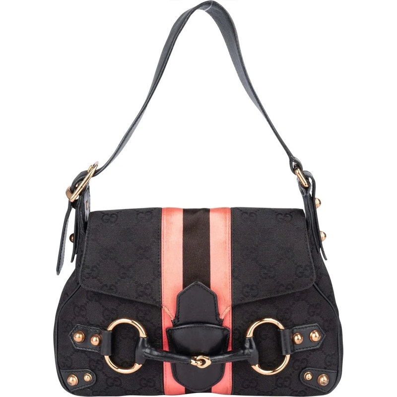 Gucci Schultertasche Gucci GG Monogram Horsebit By Tom Ford Handbag mehrfarbig