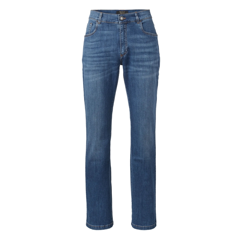 BILLIONAIRE Straight-Leg-Jeans Jeans Regular Fit Double B hell-blau