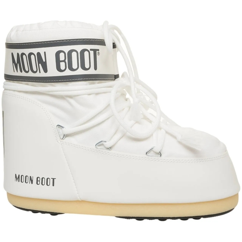 Moonboot Bottes Boots 'Icon Low Nylon' weiß